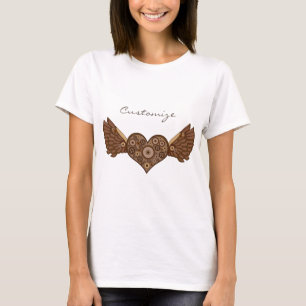 Camiseta Coração de Asas Steampunk com Garras Thunder_Cov