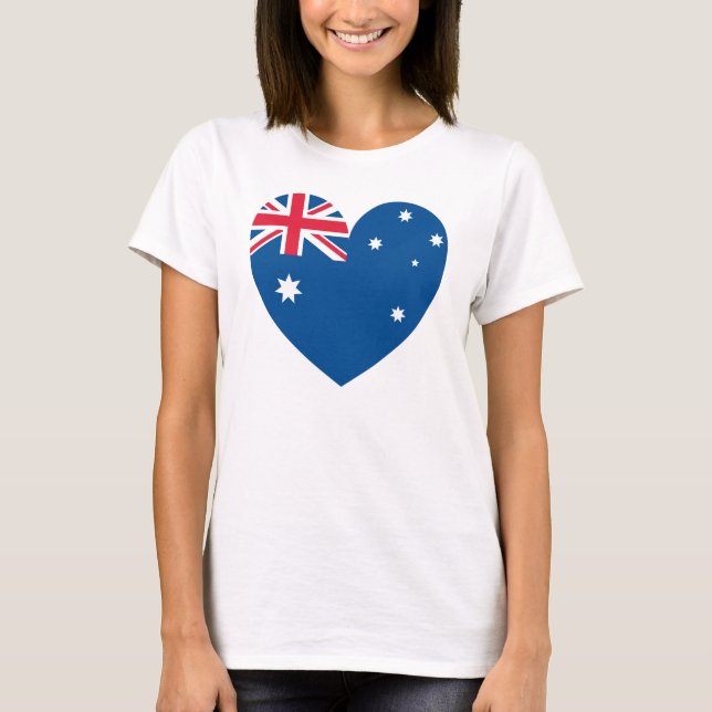 Camiseta Coração de Austrália (Frente)