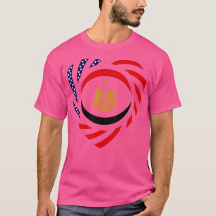 Camiseta Coração de Bandeira do Patriota Multinacional Egíp