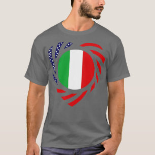 Camiseta Coração de Bandeira do Patriota Multinacional Ital