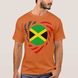 Camiseta Coração de Bandeira do Patriota Multinacional jama