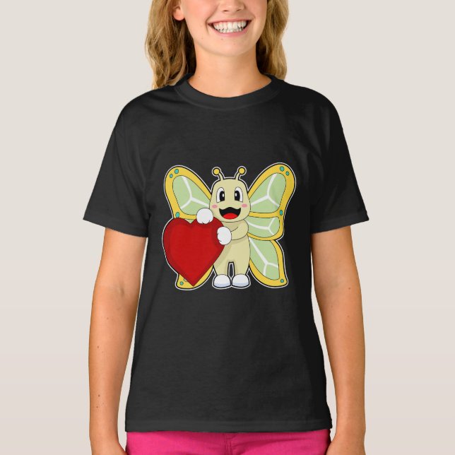 Camiseta Coração de Borboleta (Frente)