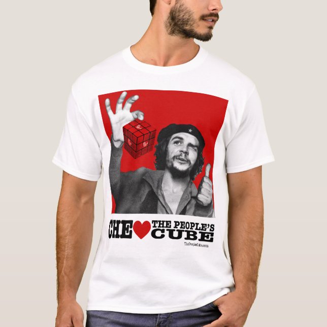 Camiseta Coração de Che o cubo do pessoa (Frente)