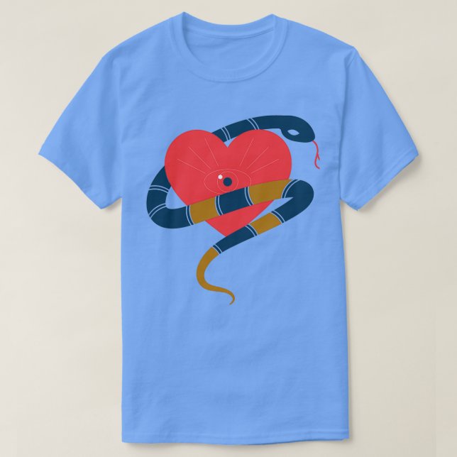 Camiseta Coração de cobra  (Frente do Design)