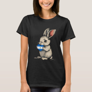 Camiseta Coração de Coelho da Nicarágua Raízes Nicaraguense