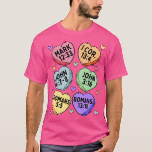 Camiseta Coração de Conversação Versa da Bíblia Cristã
