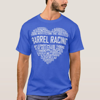 Camiseta Coração de Corrida de Barrel