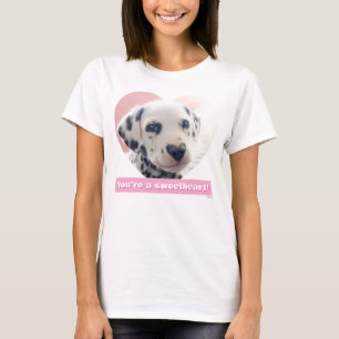 Camiseta Coração de Dalmata Nariz