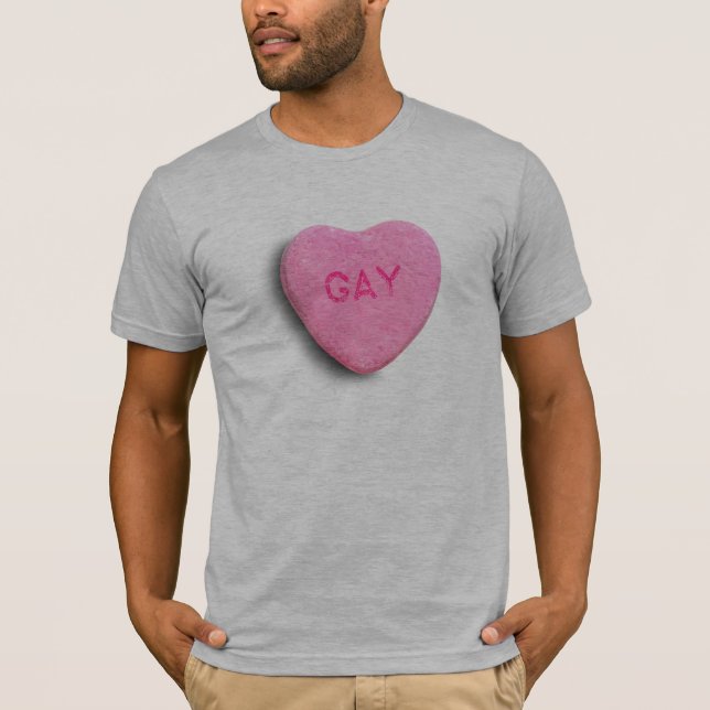 Camiseta Coração de Doce Gay (Frente)