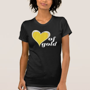 Camiseta Coração de Dourado