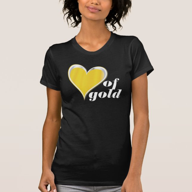 Camiseta Coração de Dourado (Frente)