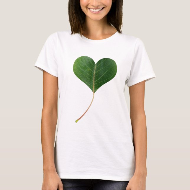 Camiseta Coração de folhas (Frente)