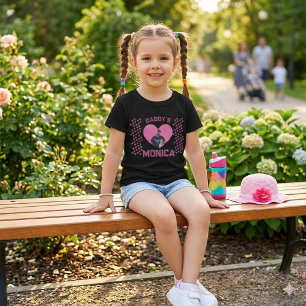 Camiseta Coração de Foto Personalizado "Filha do Papai"