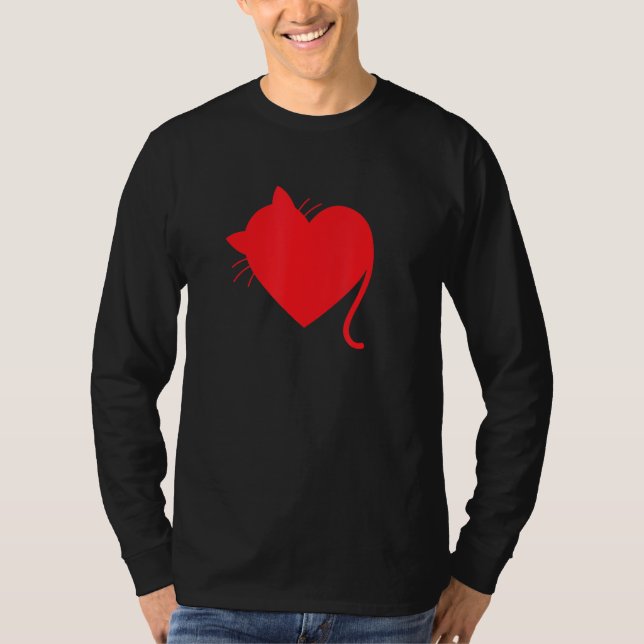 Camiseta Coração De Gato (Frente)