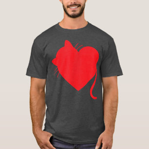Camiseta Coração de Gato
