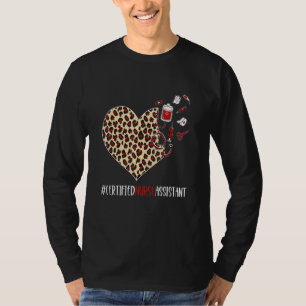 Camiseta Coração de Graduação do Assistente de Enfermeira C