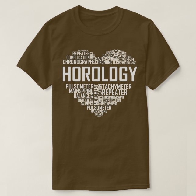 Camiseta Coração de Horologia (Frente do Design)