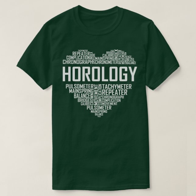 Camiseta Coração de Horologia (Frente do Design)