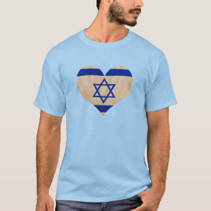 Camiseta Coração de Israel