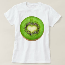 Camiseta coração de Kiwi