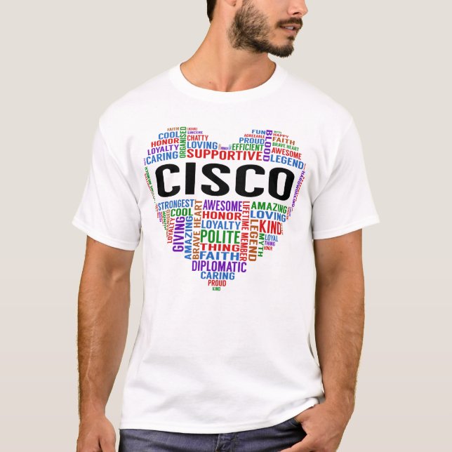 Camiseta Coração de Legenda CISCO (Frente)