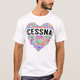 Camiseta Coração de Legenda do CESSNA