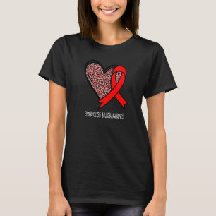 Camiseta Coração de Leopardo Epidermólise Bolhosa Conscient