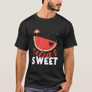 Camiseta Coração de Melancia Extra Doce