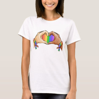 Camiseta Coração de Menina LGBT