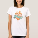 Camiseta Coração de Nome Personalizado da Era da Moça-de-Aç<br><div class="desc">Camiseta Bela Era Nome Personalizado Camisa Cardíaca</div>