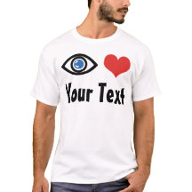 Coração de Olho Personalizado (Eu Amo)