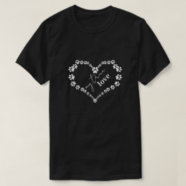 Camiseta Coração de Pet Paw | Meu Verdadeiro Amor
