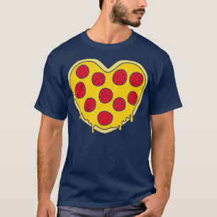 Camiseta Coração de pizza