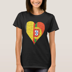 Camiseta Coração de Sinalizador Português Belga