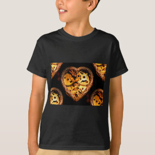 Camiseta coração de steampunk