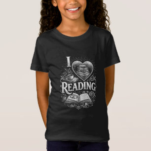 Camiseta Coração de um Amante de Livros
