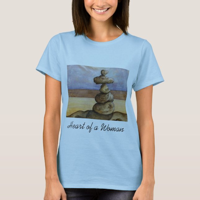 Camiseta Coração de uma mulher (Frente)