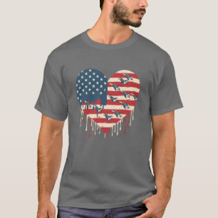 Camiseta Coração de uma Nação: Força e Sacrifício