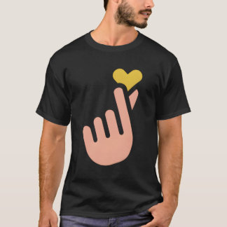 Camiseta Coração dedo
