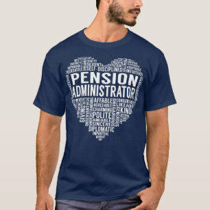 Camiseta Coração do Administrador de Pensões