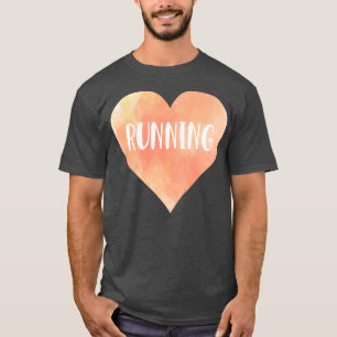 Camiseta Coração do amor correndo