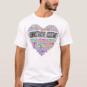 Camiseta Coração do Assistente Administrativo