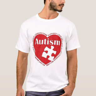 Camiseta Coração do autismo