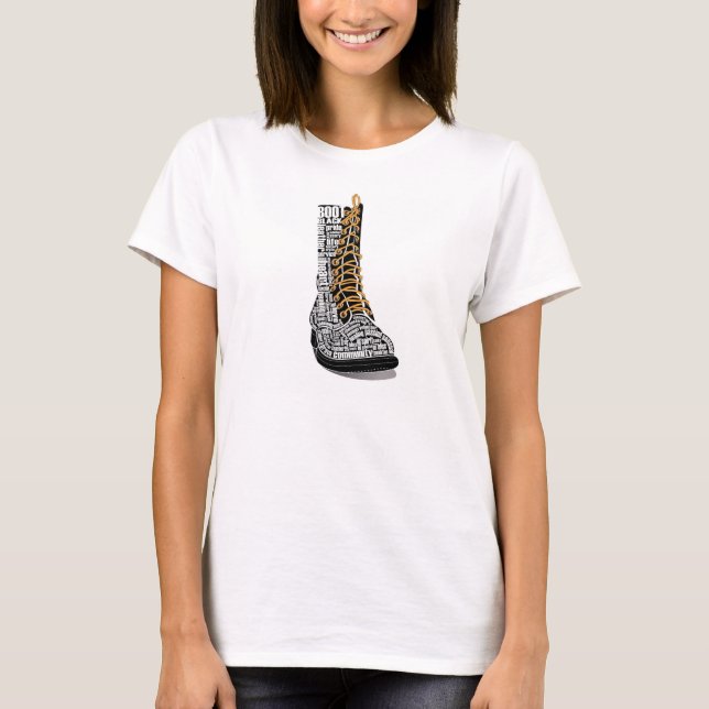 Camiseta Coração do Bootblack (Frente)
