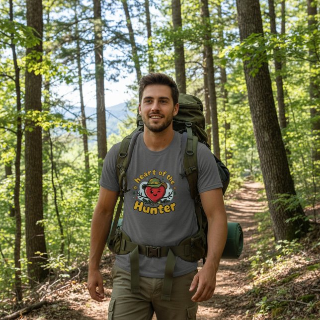 Camiseta Coração do Caçador (Criador carregado)