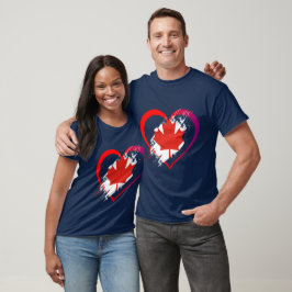 Camiseta Coração do Canadá