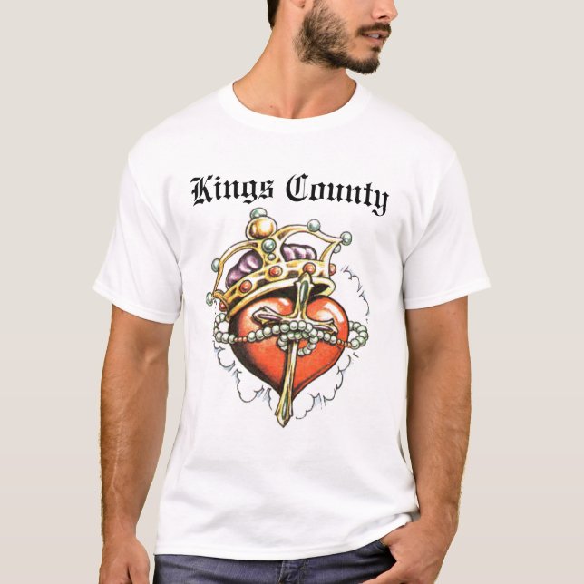 Camiseta Coração do Condado de Kings (Frente)