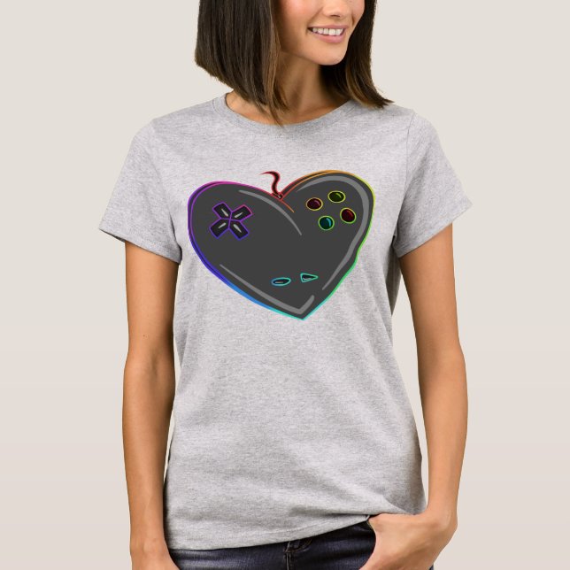 Camiseta Coração do controlador (Frente)