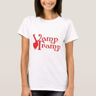 Camiseta Coração do gotejamento do sangue da caminhada do