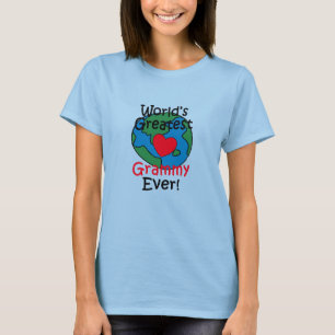 Camiseta Coração do Grammy do mundo o grande